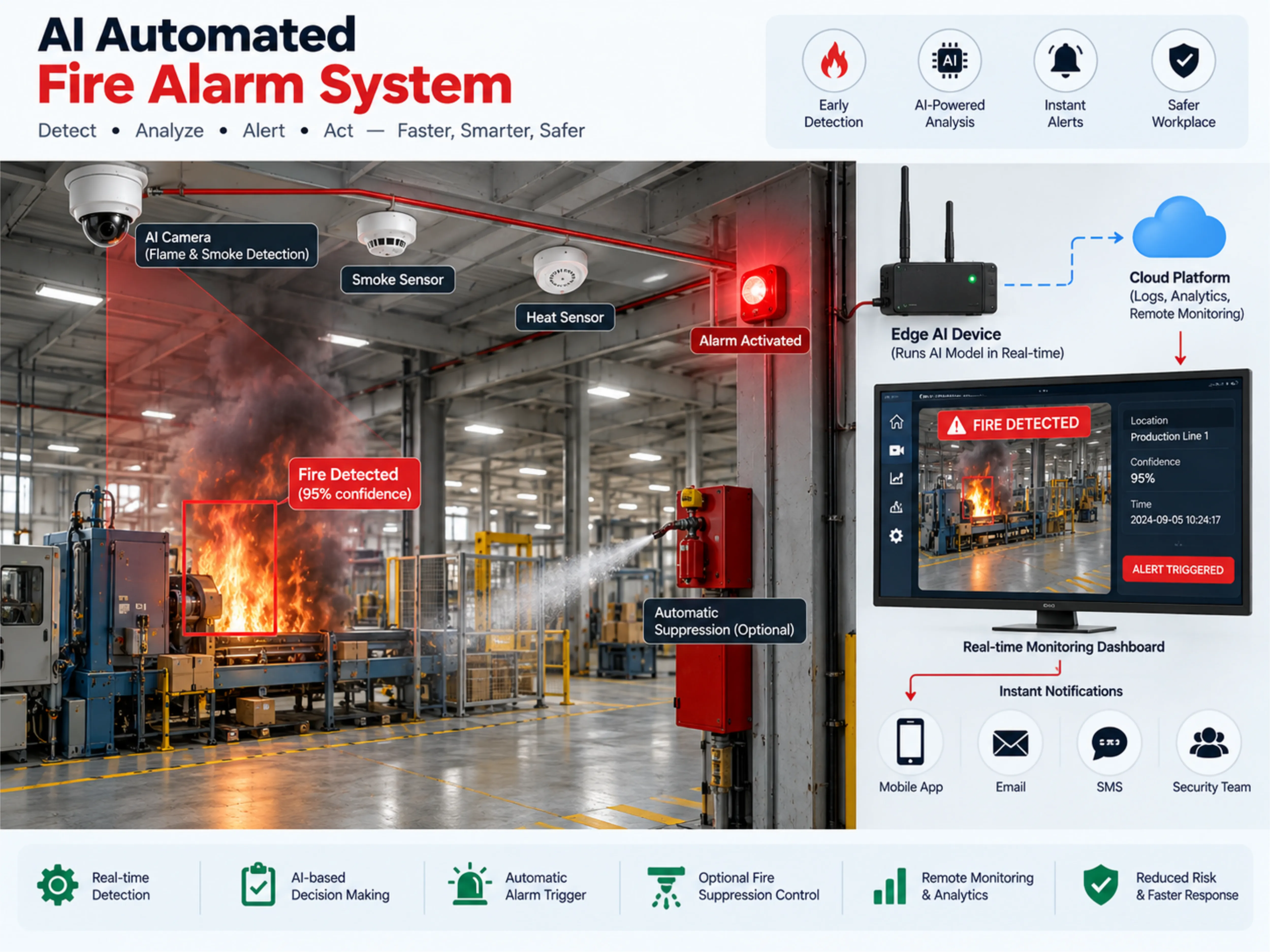 AI Automated Fire Alarm System — detail view 1