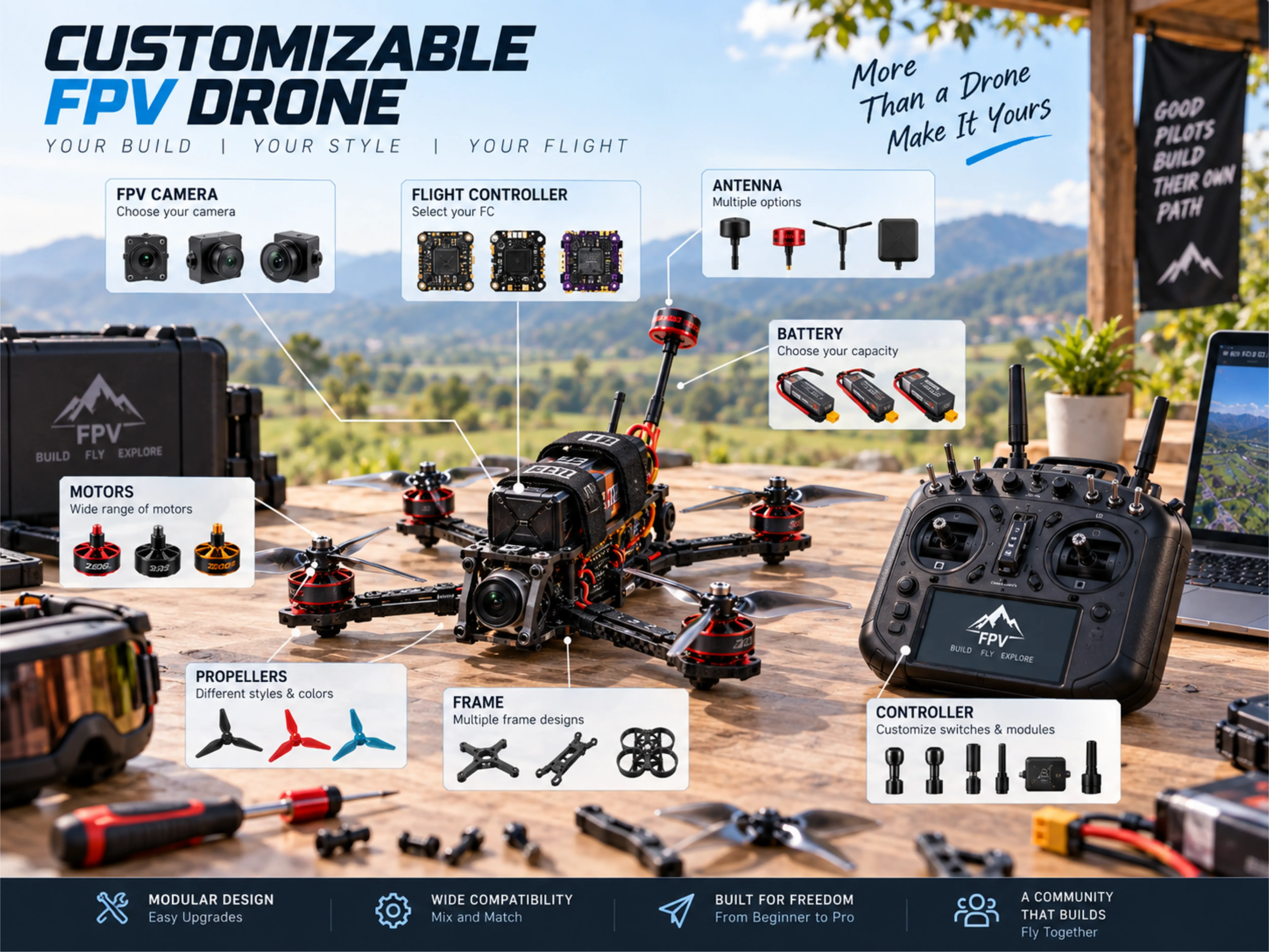 Customized Videography / FPV Drone — detail view 1