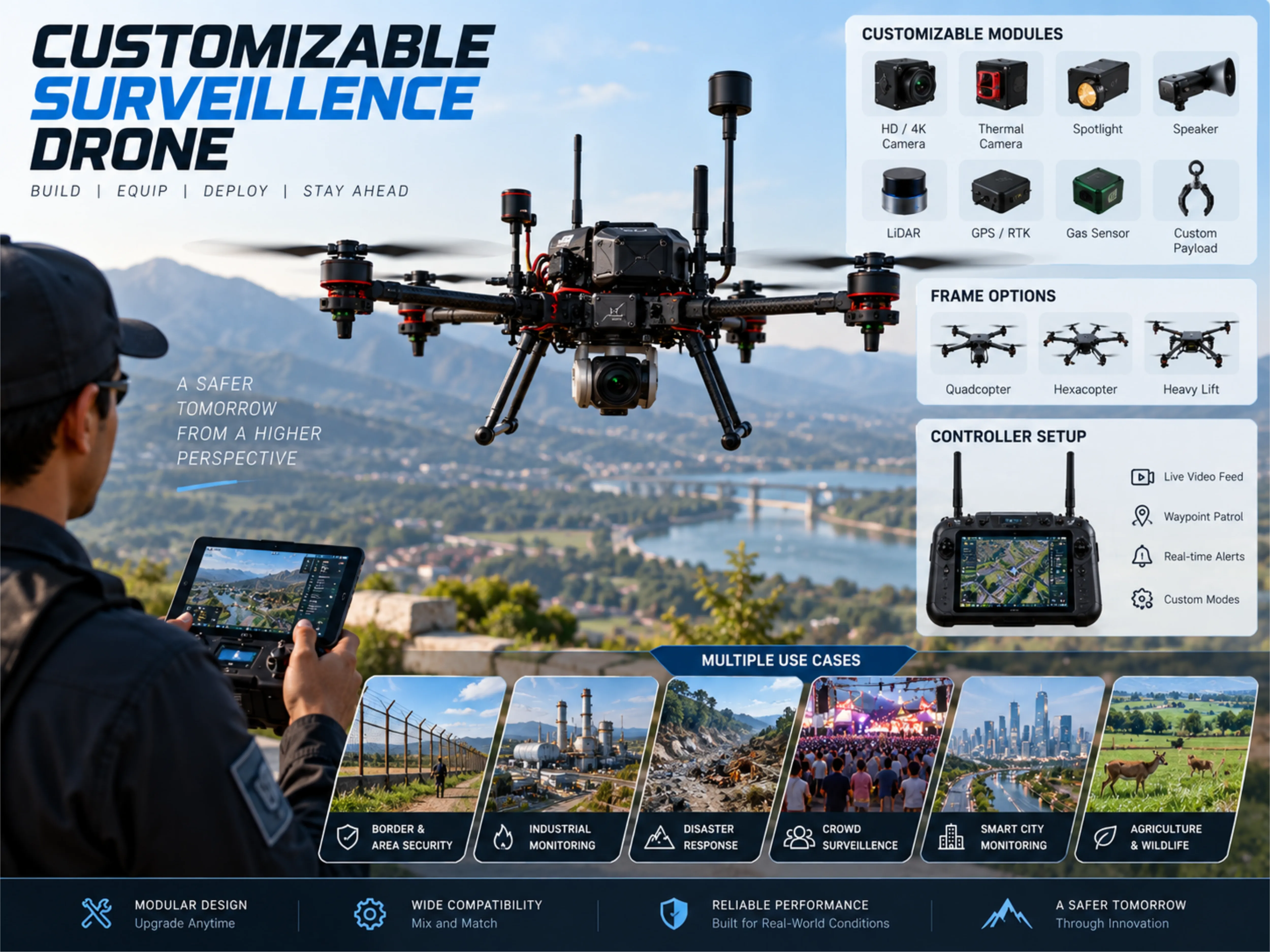 Customized Surveillance Drone System — detail view 1